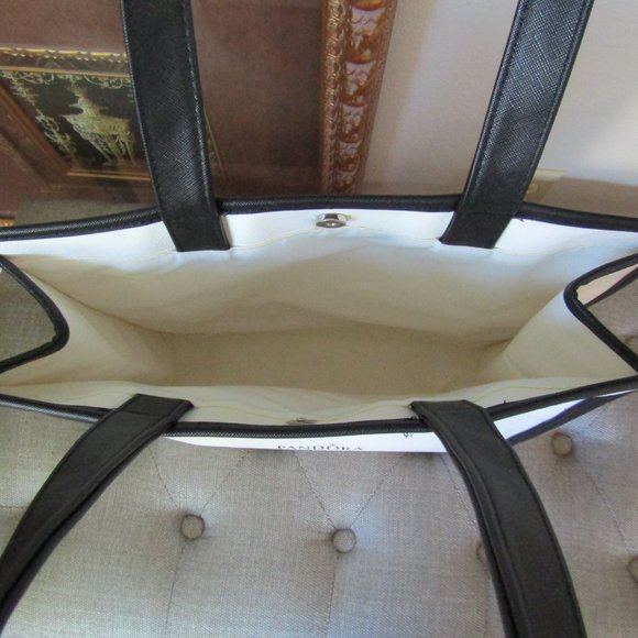 Pandora Tote Bag Make Today Sparkle Shopping Limited Edition Poly Tarp💋 - Picture 8 of 8